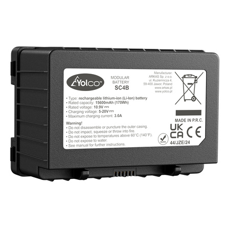 Yolco SC4B bateria modułowa do lodówek przenośnych - 15600 mAh, 170 Wh