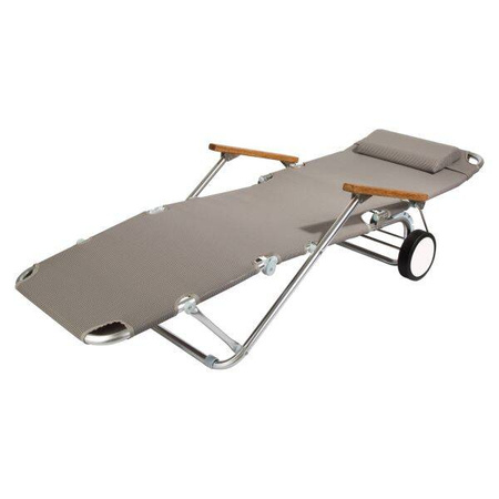 Leżak plażowy Frankana Freiko Beach Lounger na kółkach